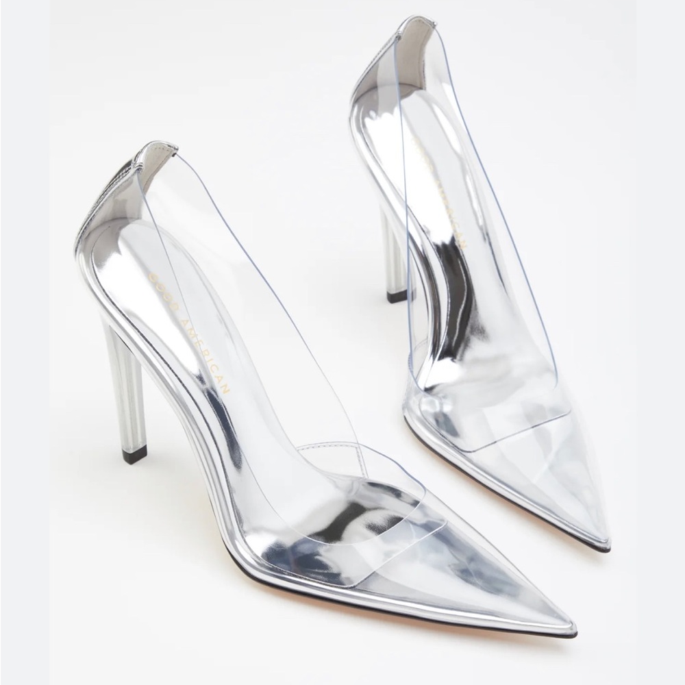 SOLD-NWT Good American CINDER-F*CKING-RELLA PUMP Sz 10